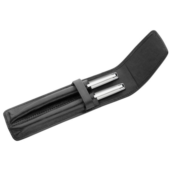 Double Pen Box - Top-grade Nappa leather
