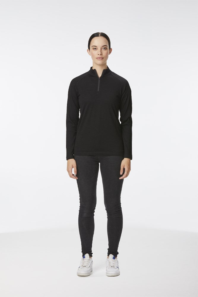 Milford Womens Merino 1/2 zip sweater