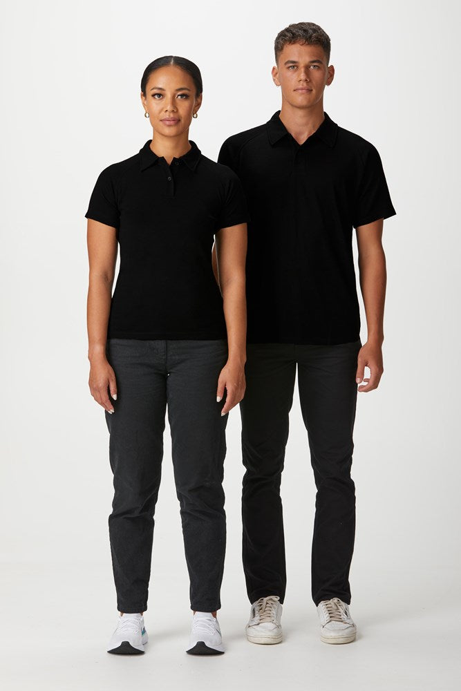 Somers Mens Merino Wool Short Sleeve Polo