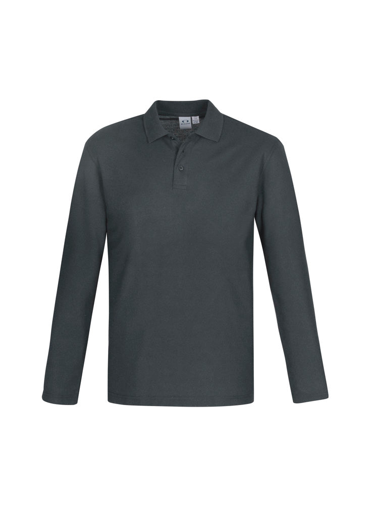 Mens Crew Long Sleeve Polo