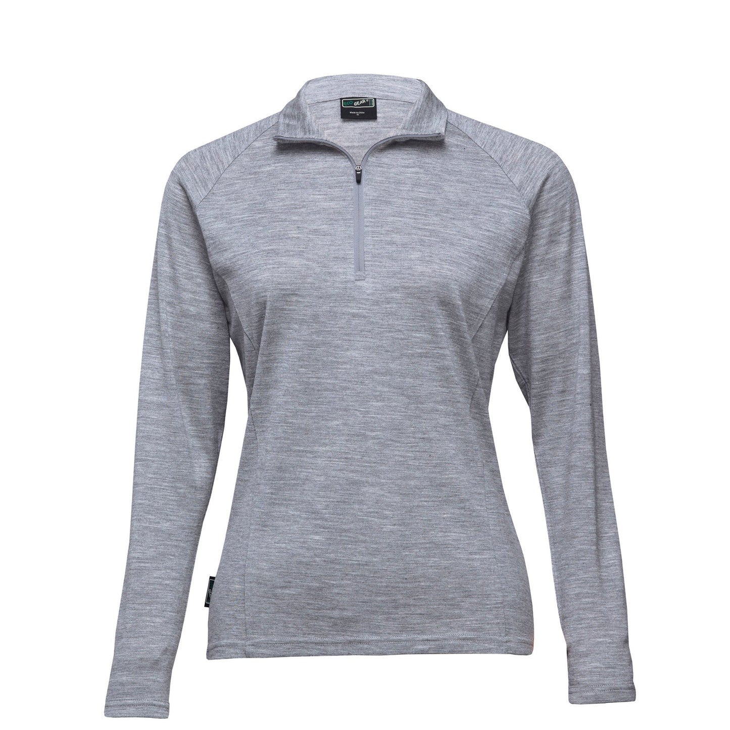 Merino Zip Pullover - Womens