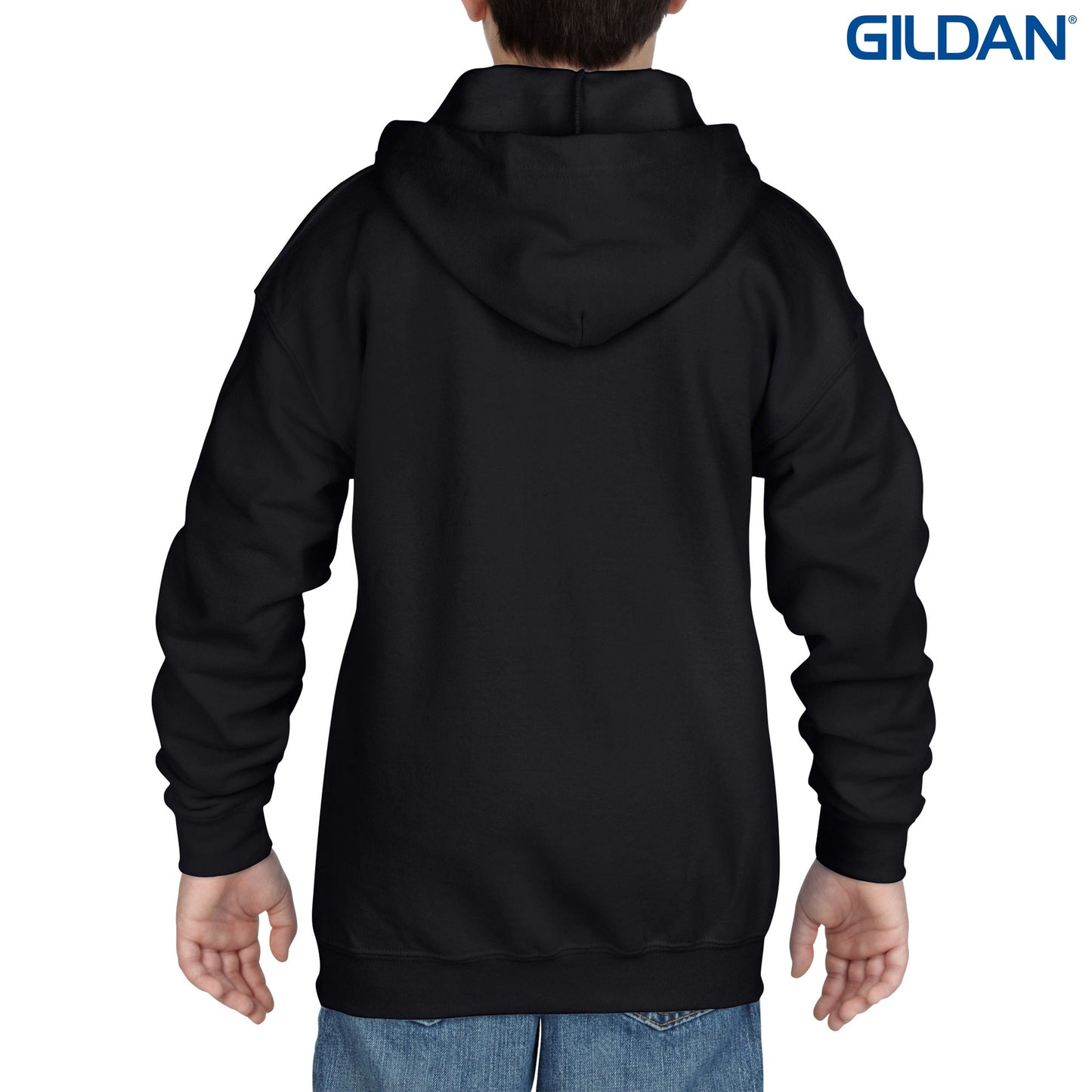 Gildan Heavy Blend Youth Full Zip Hooded Sweatshirt