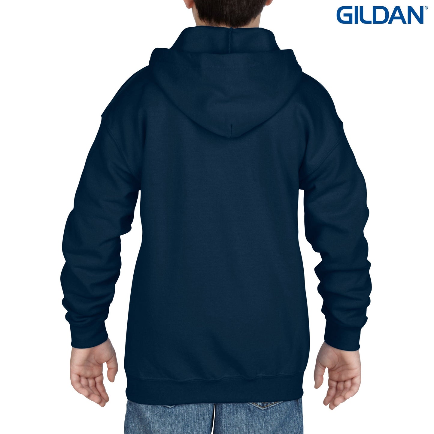Gildan Heavy Blend Youth Full Zip Hooded Sweatshirt