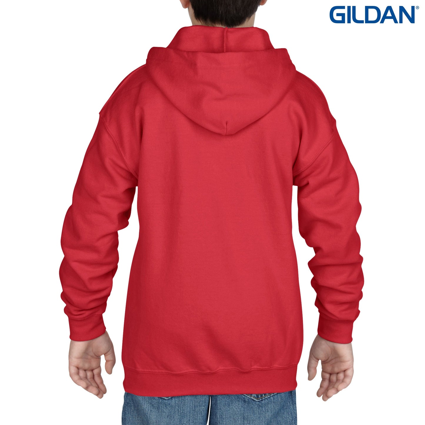 Gildan Heavy Blend Youth Full Zip Hooded Sweatshirt
