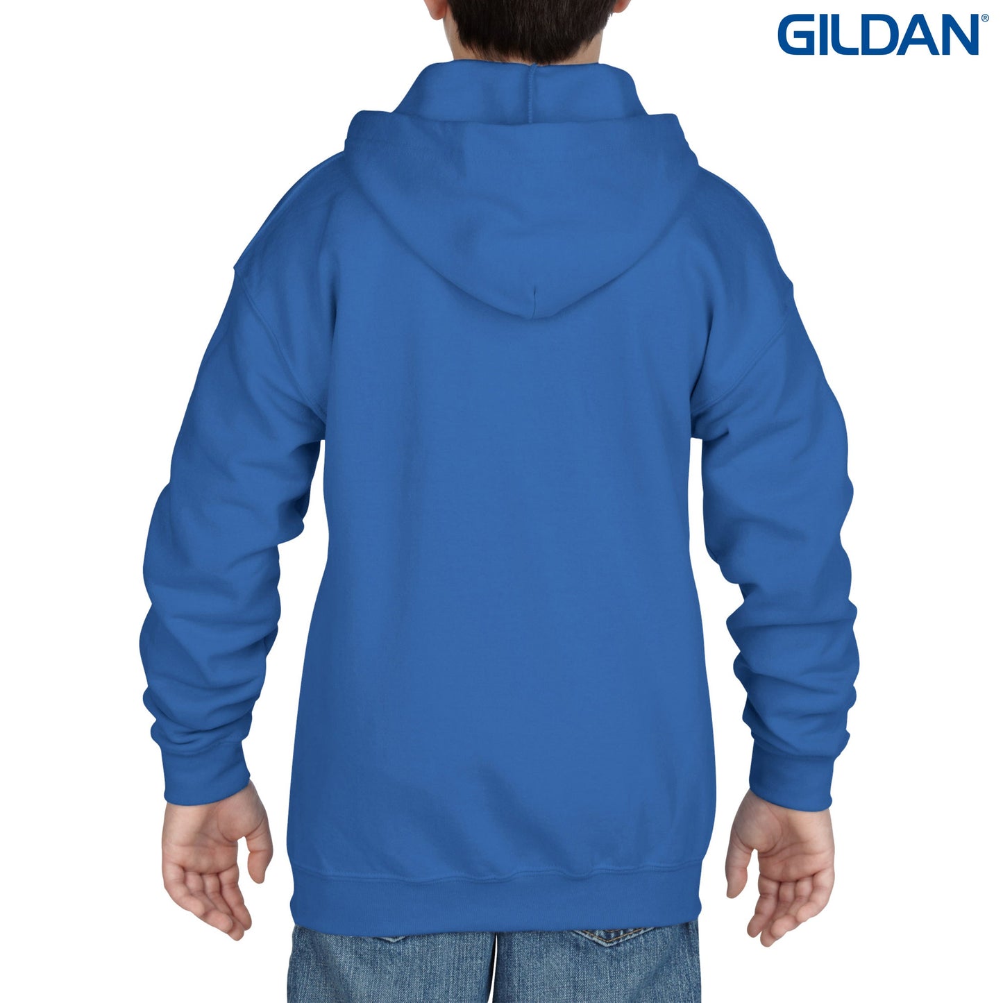 Gildan Heavy Blend Youth Full Zip Hooded Sweatshirt