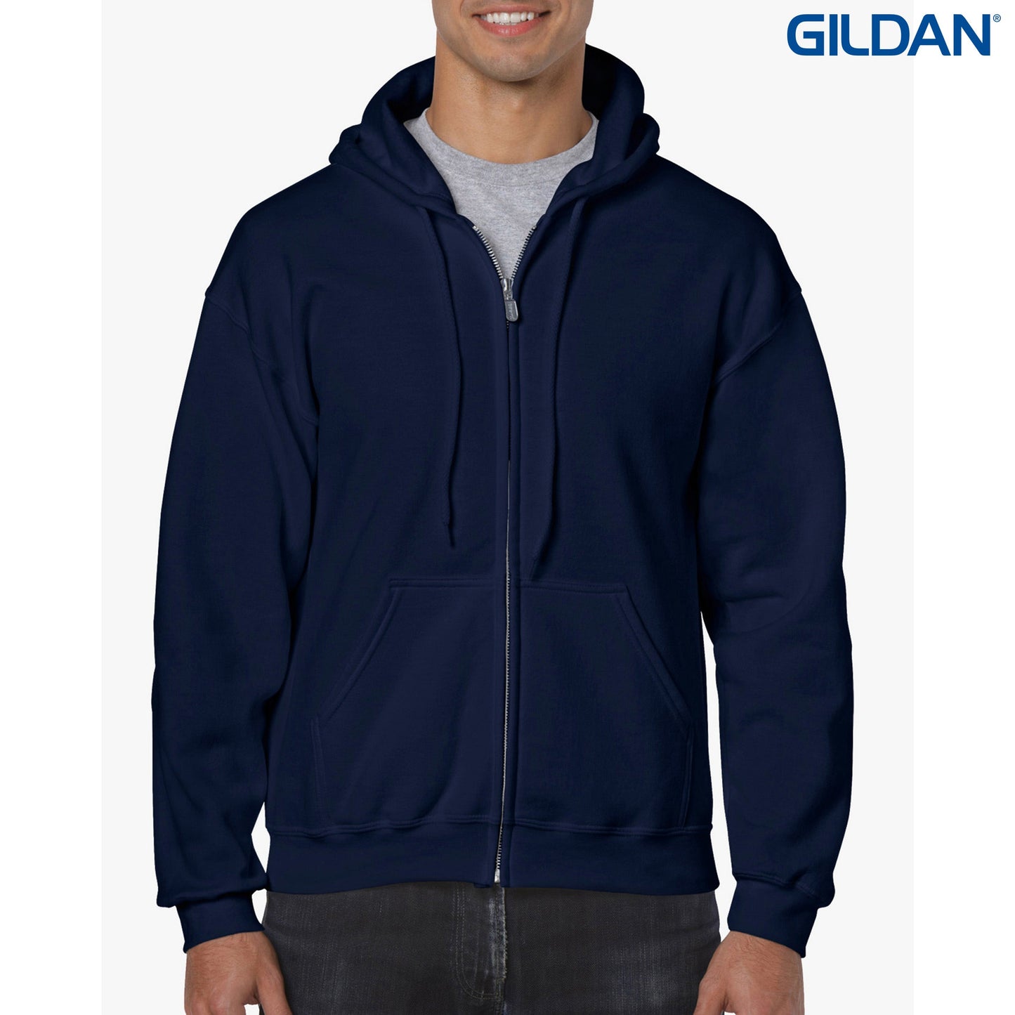 Gildan Heavy Blend Adult Full Zip Hooded Sweatshirt