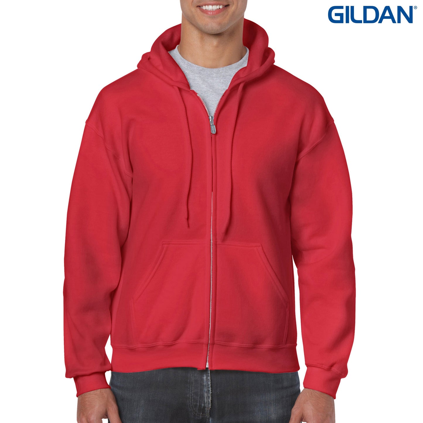 Gildan Heavy Blend Adult Full Zip Hooded Sweatshirt