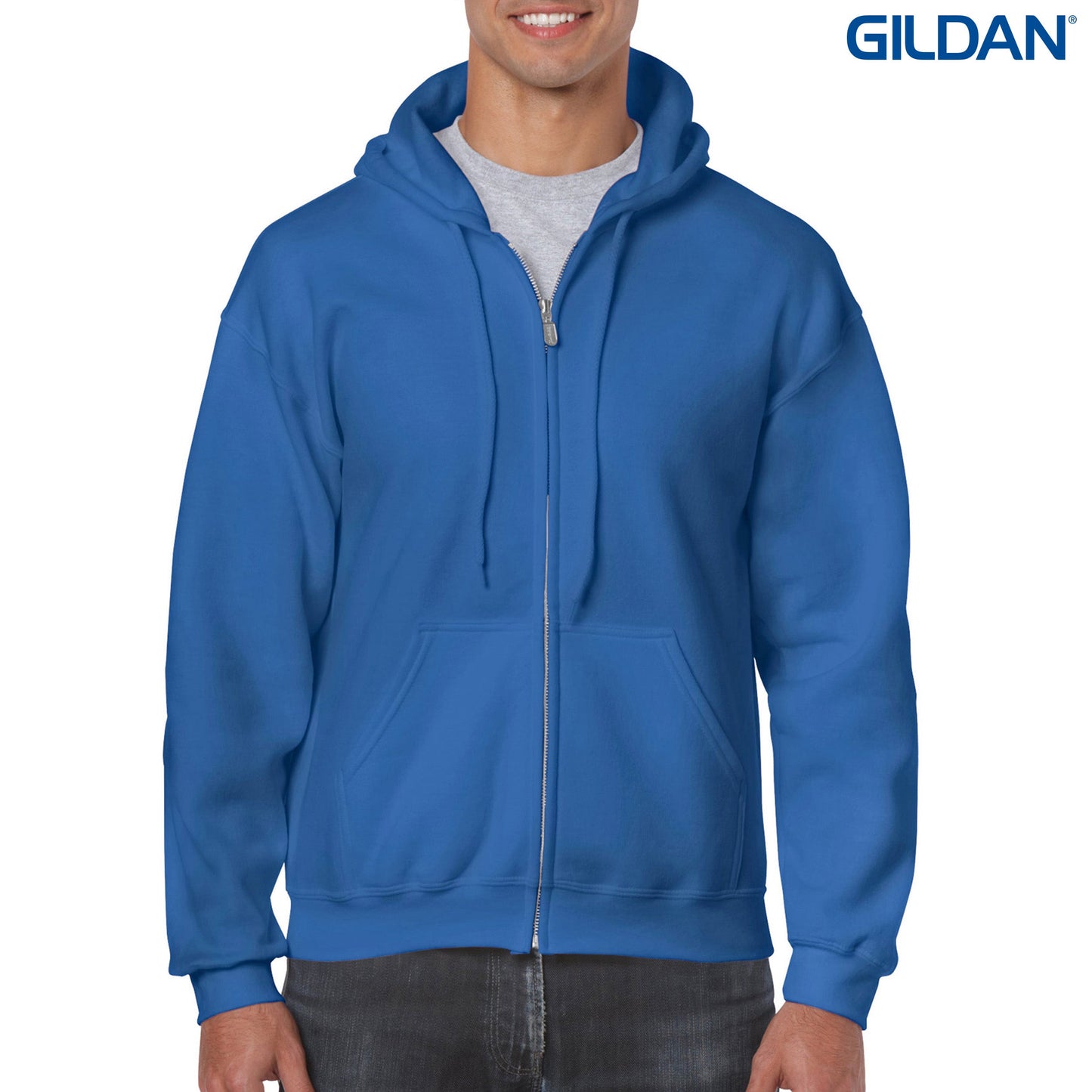 Gildan Heavy Blend Adult Full Zip Hooded Sweatshirt