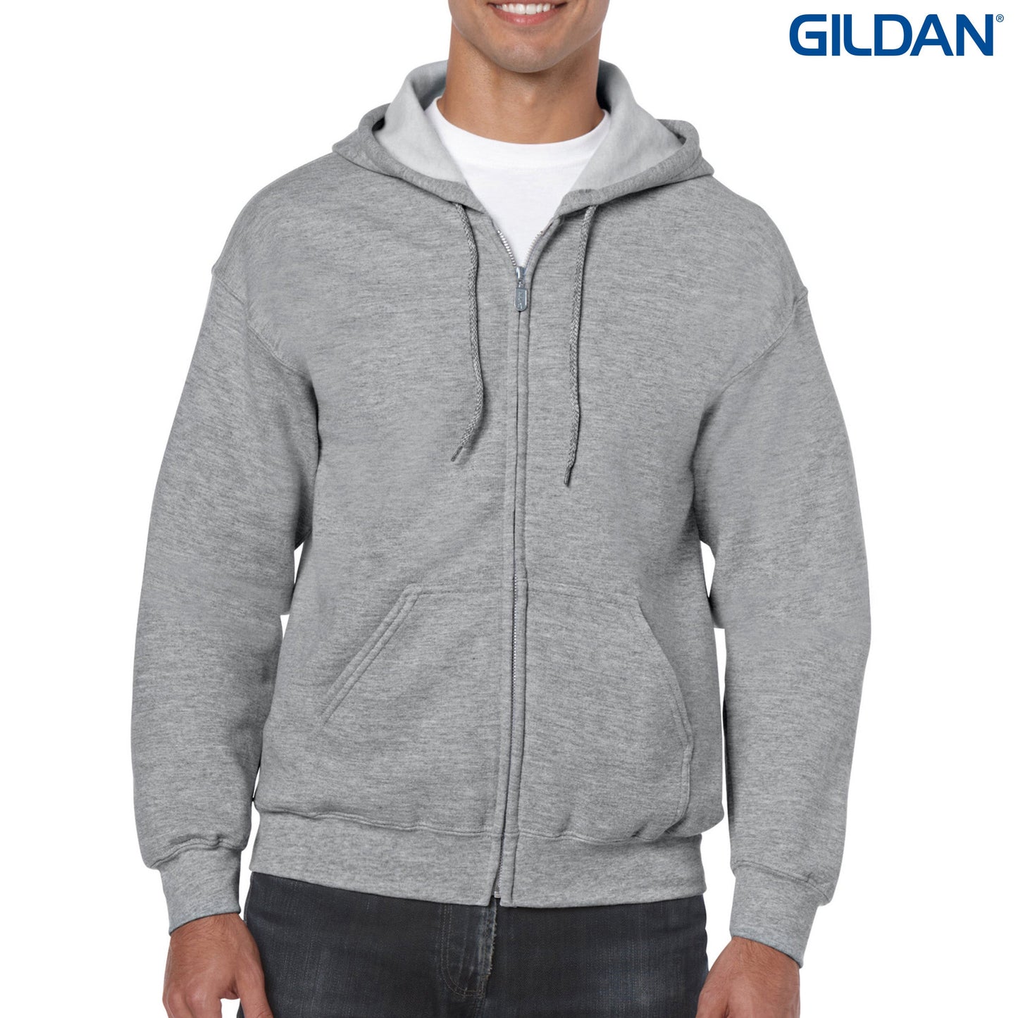 Gildan Heavy Blend Adult Full Zip Hooded Sweatshirt