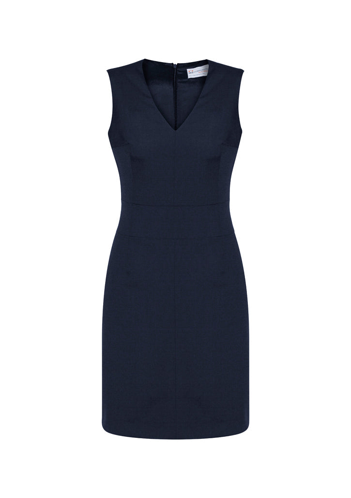 Womens Cool Stretch Sleeveless V-Neck Dress
