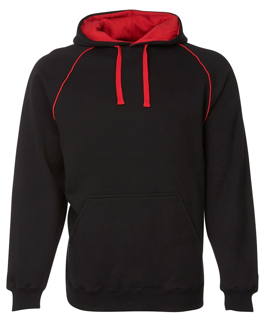 JB's CONTRAST FLEECY HOODIE