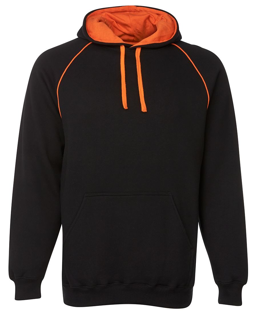 JB's CONTRAST FLEECY HOODIE