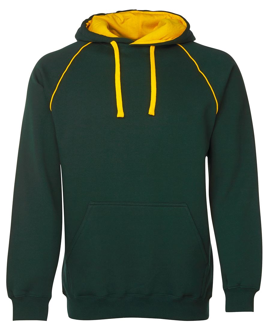 JB's CONTRAST FLEECY HOODIE