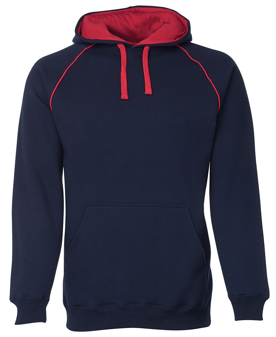 JB's CONTRAST FLEECY HOODIE - ADULT