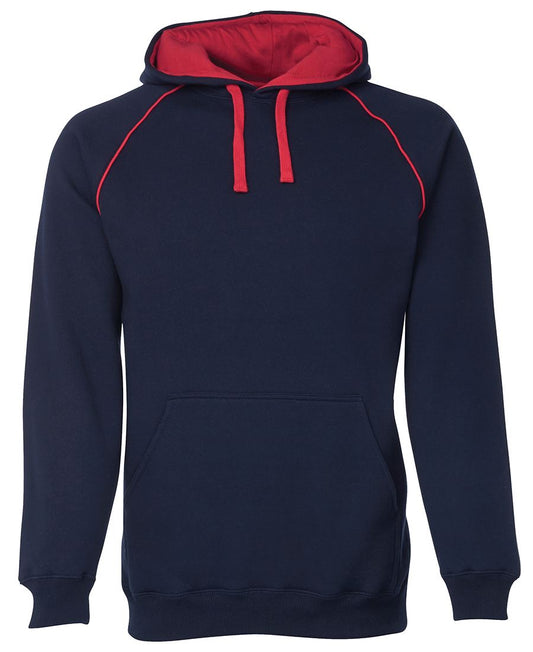 JB's CONTRAST FLEECY HOODIE - ADULT