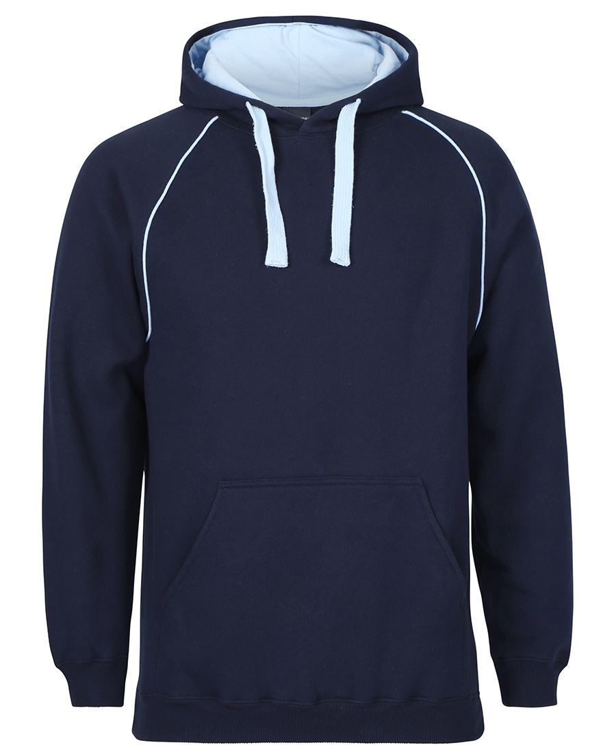 JB's CONTRAST FLEECY HOODIE - ADULT