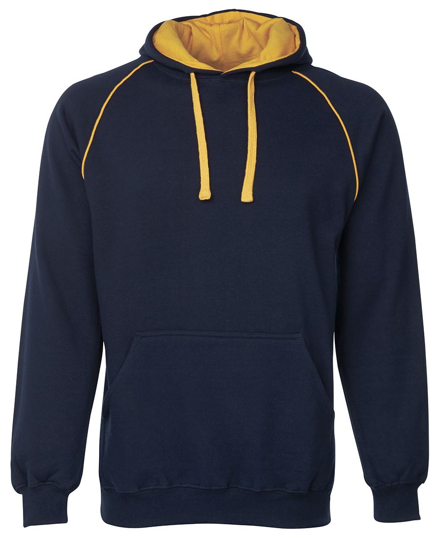JB's CONTRAST FLEECY HOODIE - ADULT
