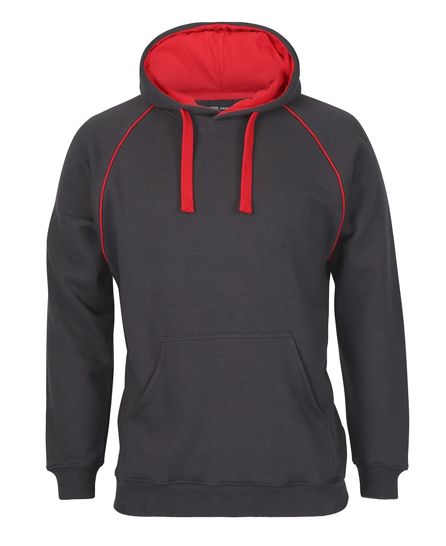 JB's CONTRAST FLEECY HOODIE - ADULT