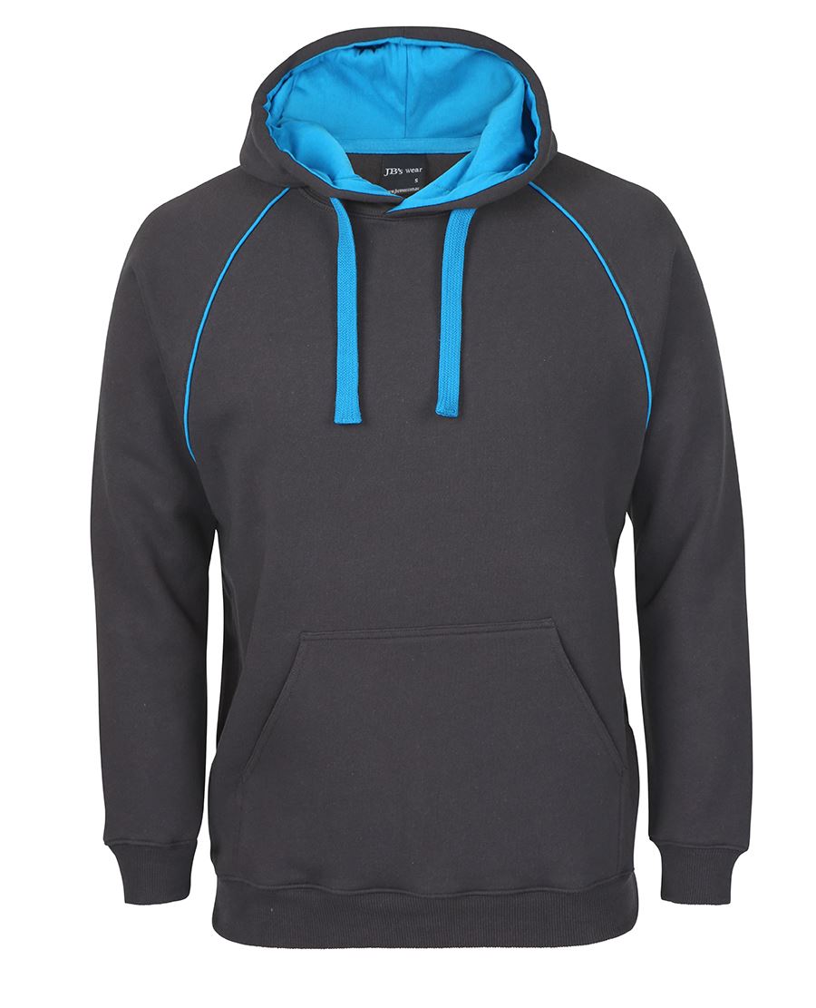 JB's CONTRAST FLEECY HOODIE - ADULT