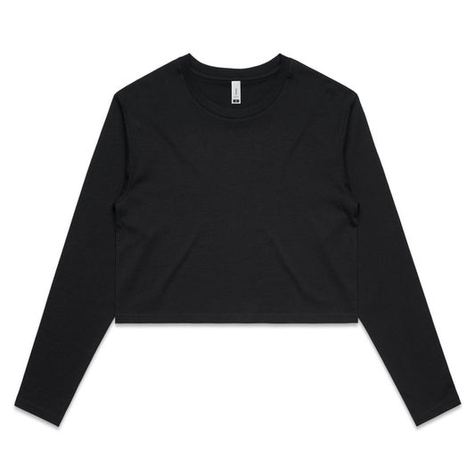 CROP LS TEE