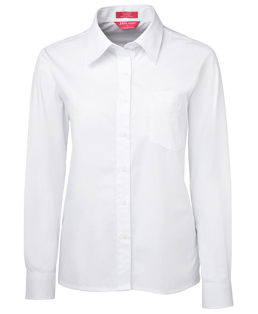 JB's LADIES LS ORIGINAL POPLIN SHIRT