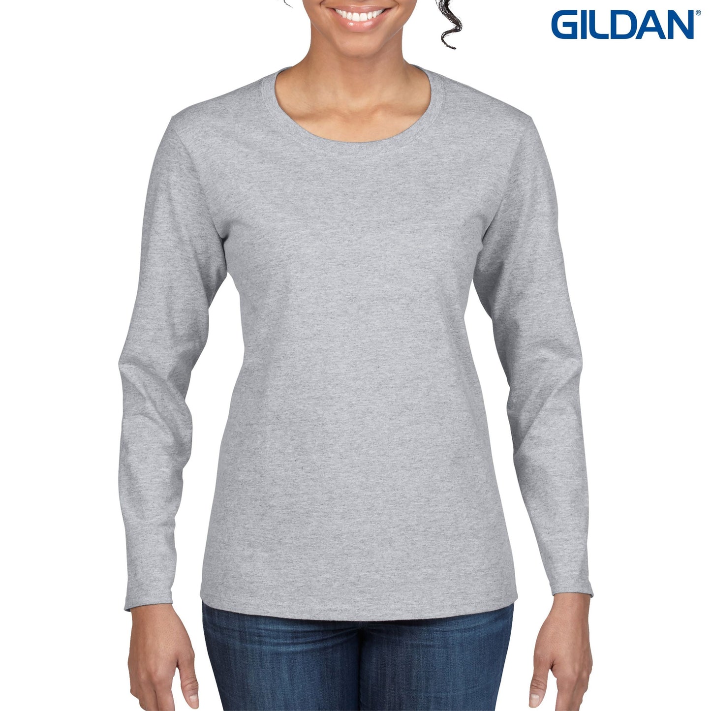 Gildan Heavy Cotton Ladies Long Sleeve T-Shirt