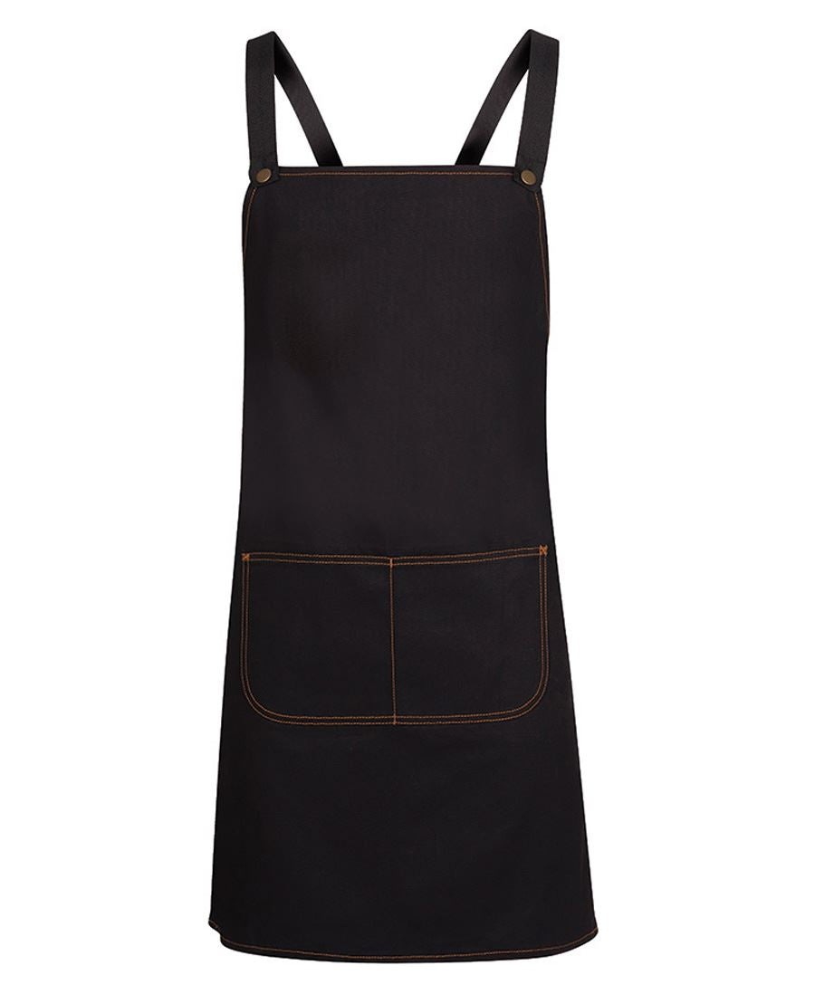 JB's CROSS BACK DENIM APRON (WITHOUT STRAP)