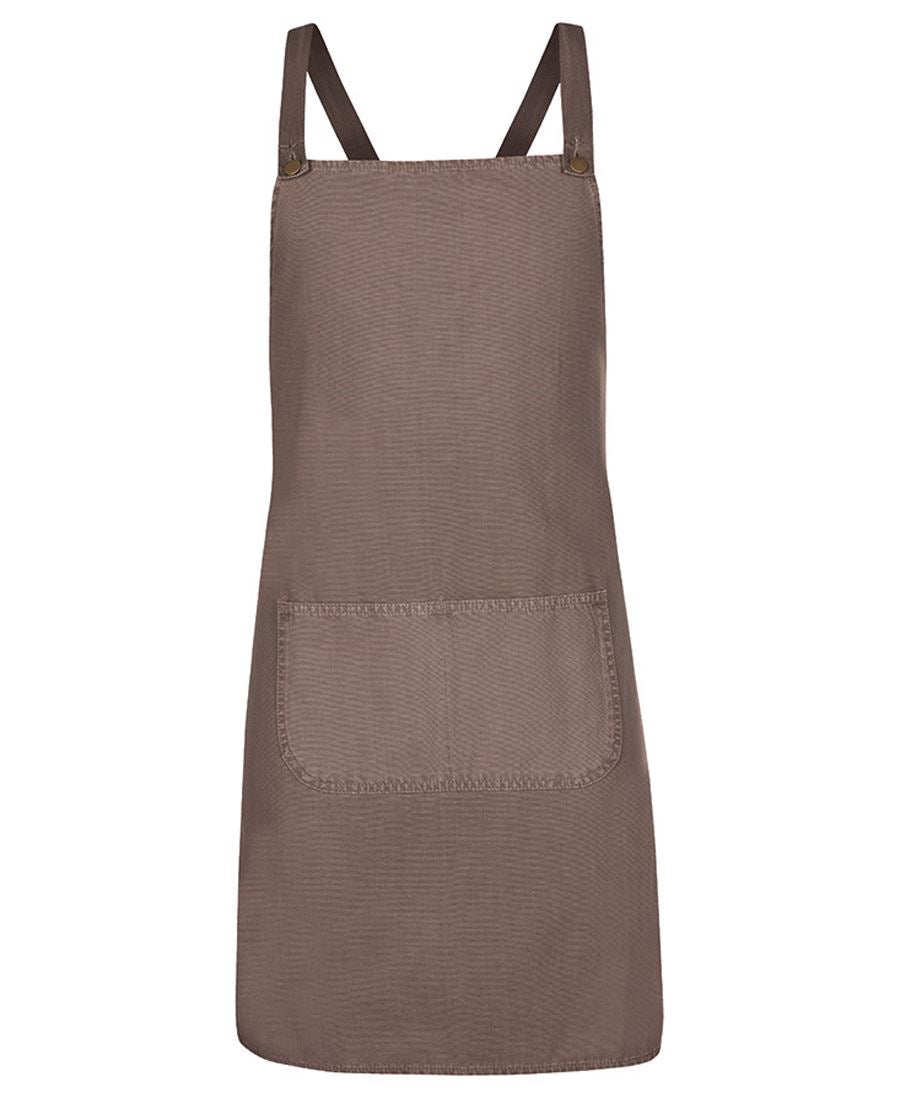 JB's CROSS BACK CANVAS APRON (WITHOUT STRAP)