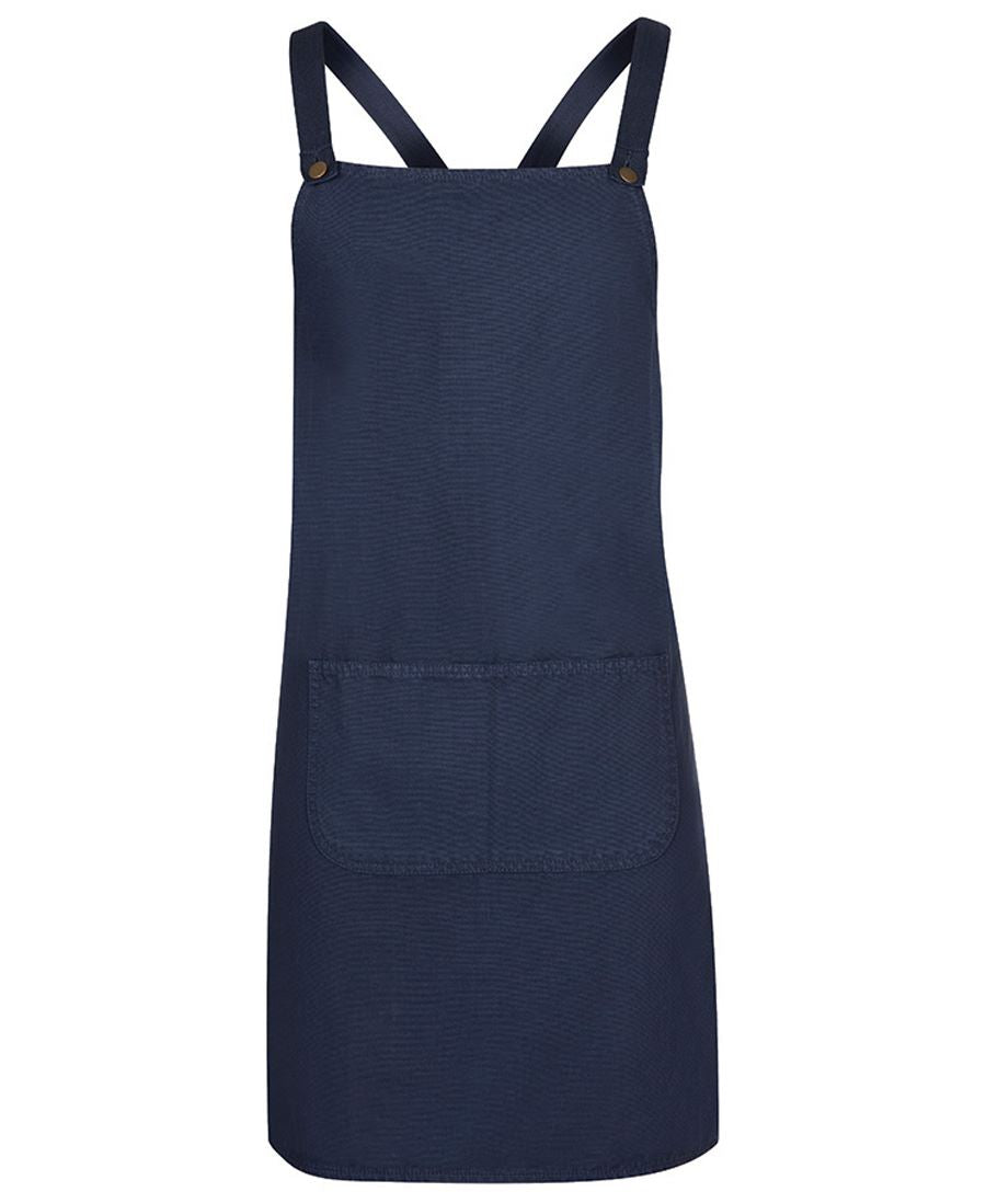 JB's CROSS BACK CANVAS APRON (WITHOUT STRAP)