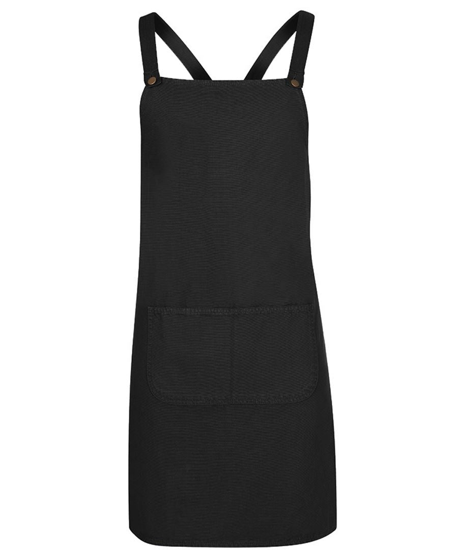JB's CROSS BACK CANVAS APRON (WITHOUT STRAP)