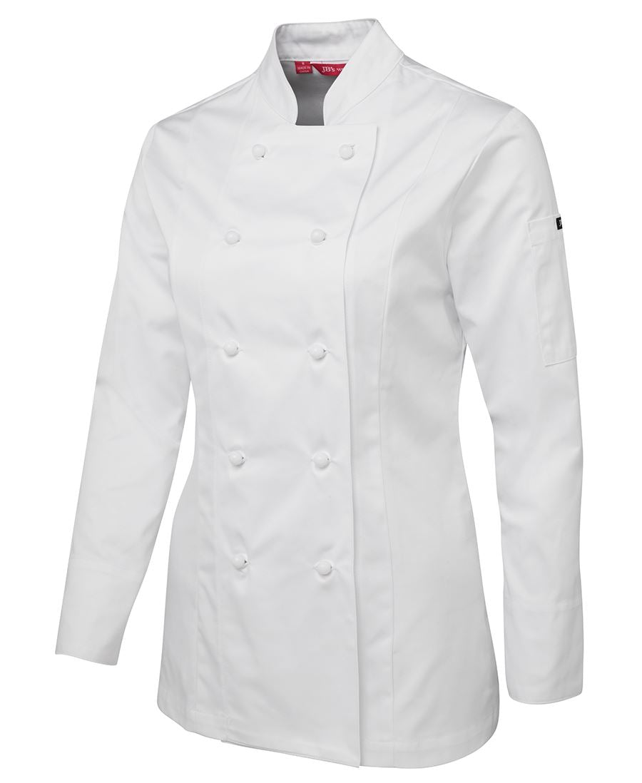 JB's LADIES LS CHEF'S JACKET