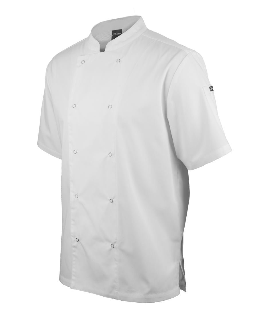 JB's SS SNAP BUTTON CHEFS JACKET
