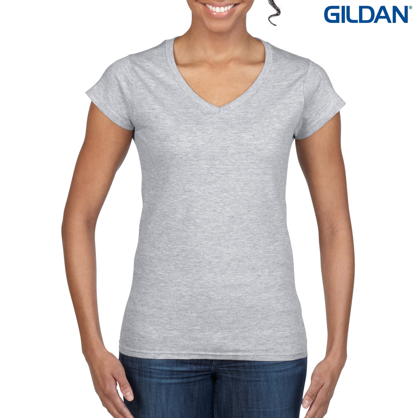 Gildan Softstyle Ladies V-Neck T-Shirt