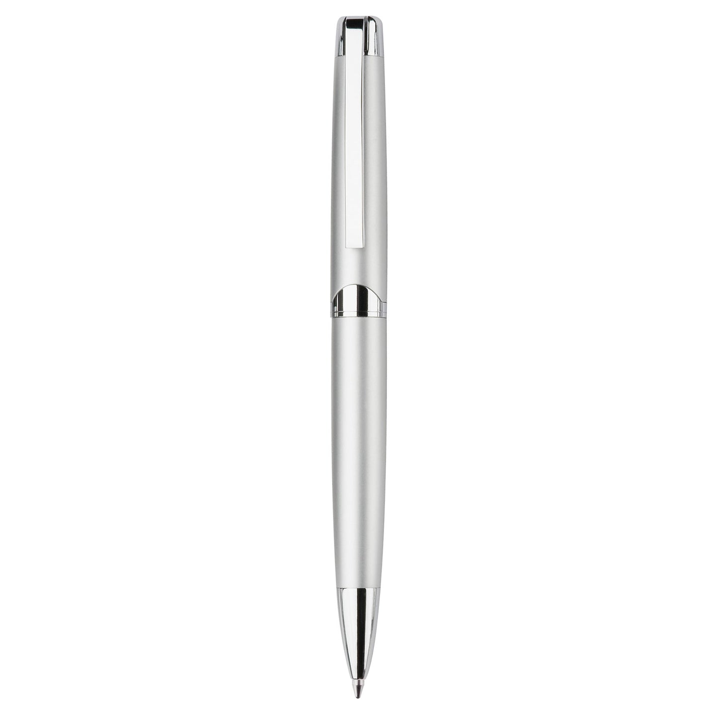 Berlin Series - Twist Action Metal Ballpoint Pen - Silver