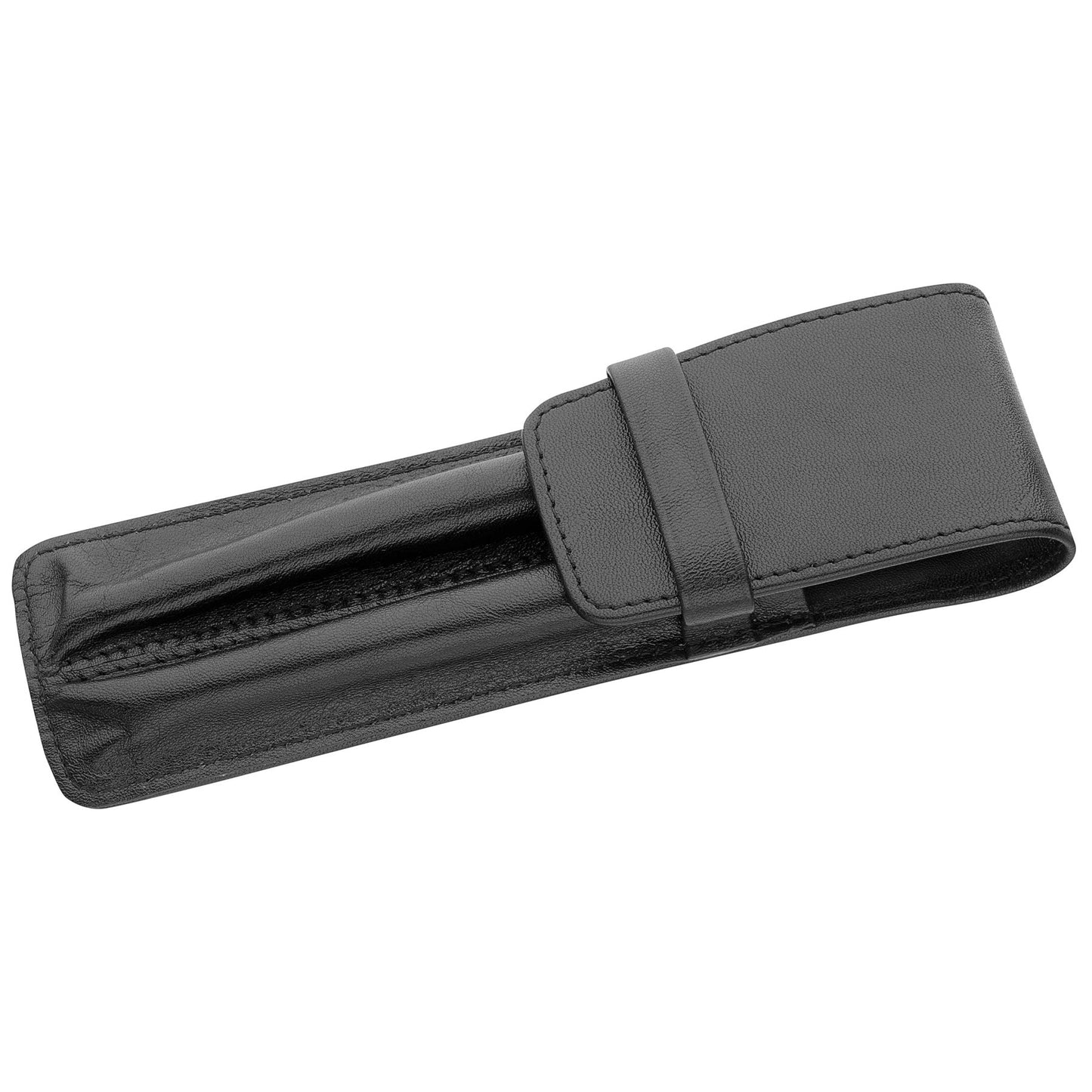 Double Pen Box - Top-grade Nappa leather