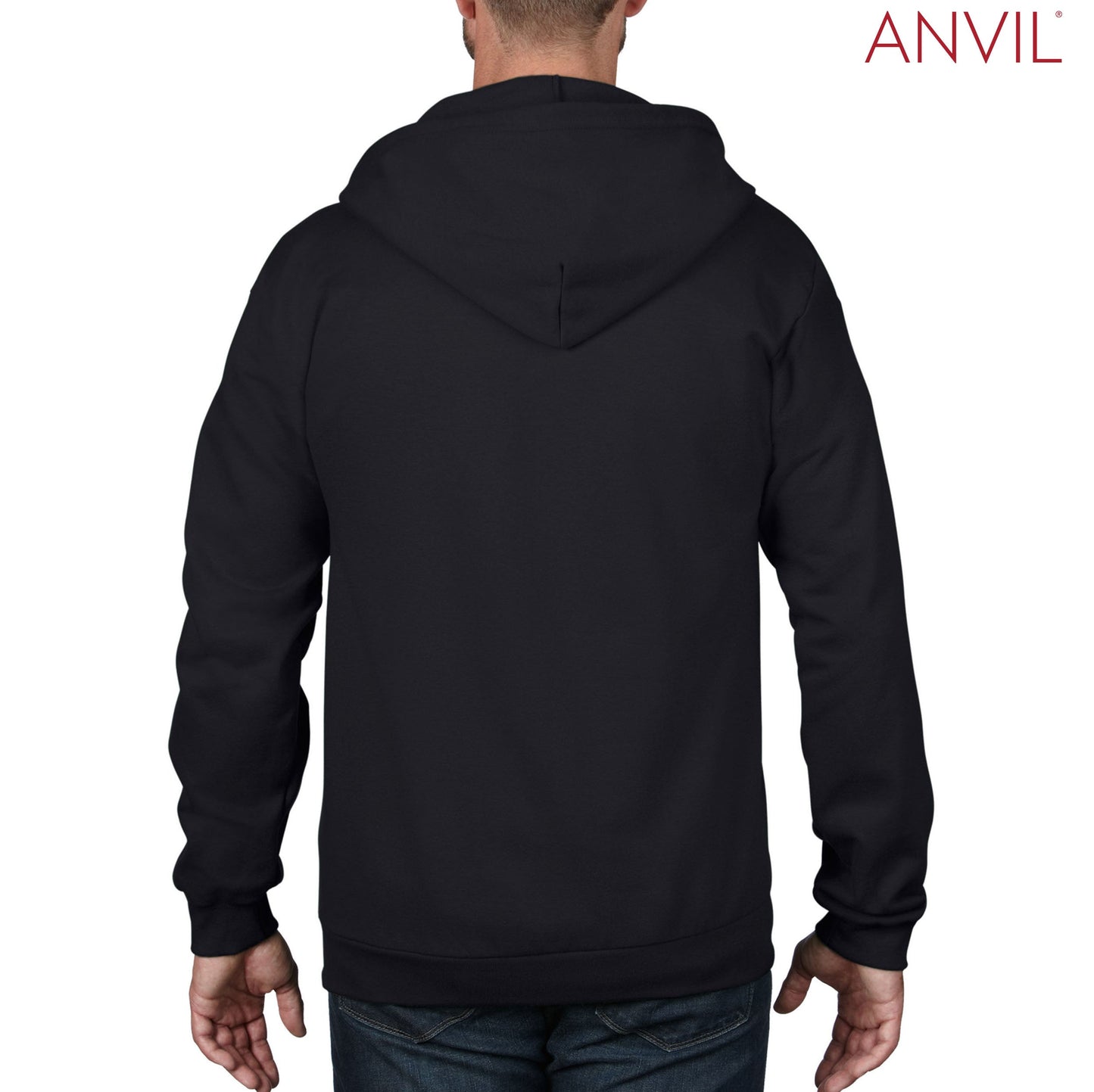 Anvil Adult Full-Zip Hooded Fleece