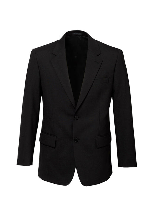 Mens Comfort Wool Stretch 2 Button Classic Jacket