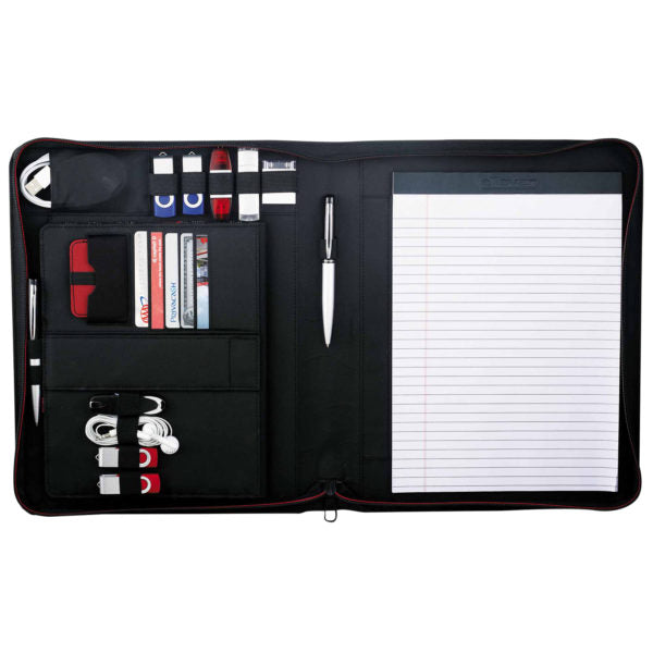 Elleven Vapor Zippered Padfolio