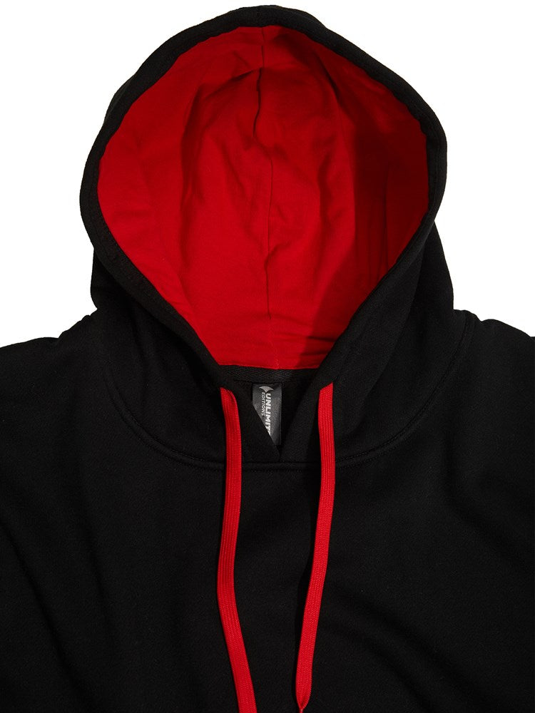 Crew Contrast Adults Hoodie