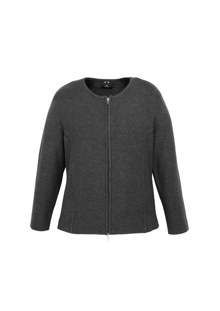 Womens 2-Way Zip Cardigan