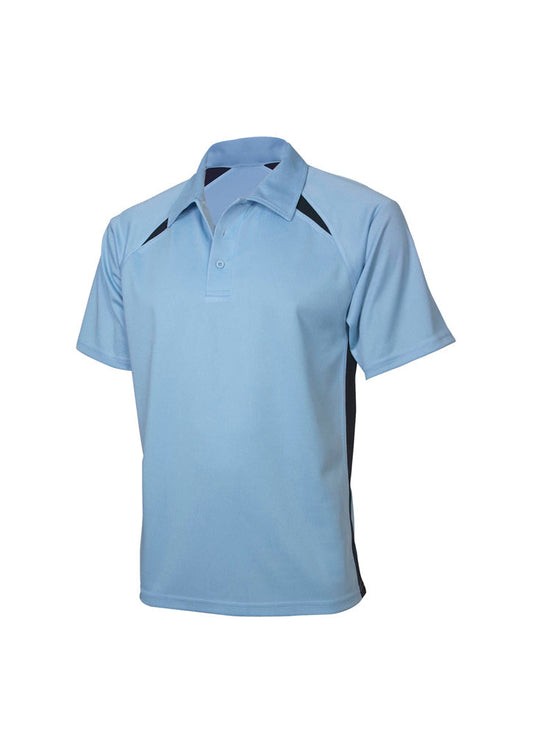 Mens Splice Short Sleeve Polo