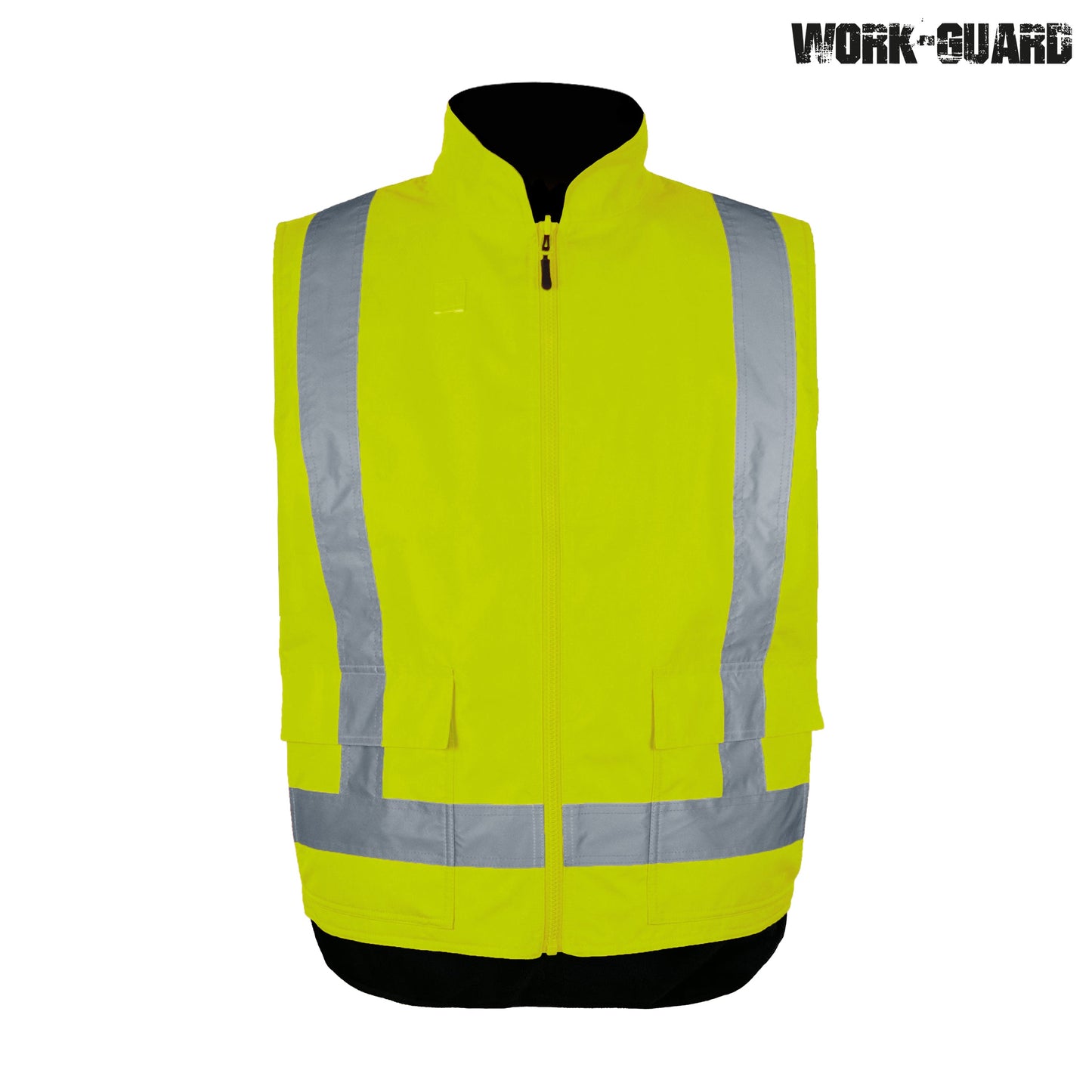 Workguard Reversible Fleece Lined Safety Vest Day/Night