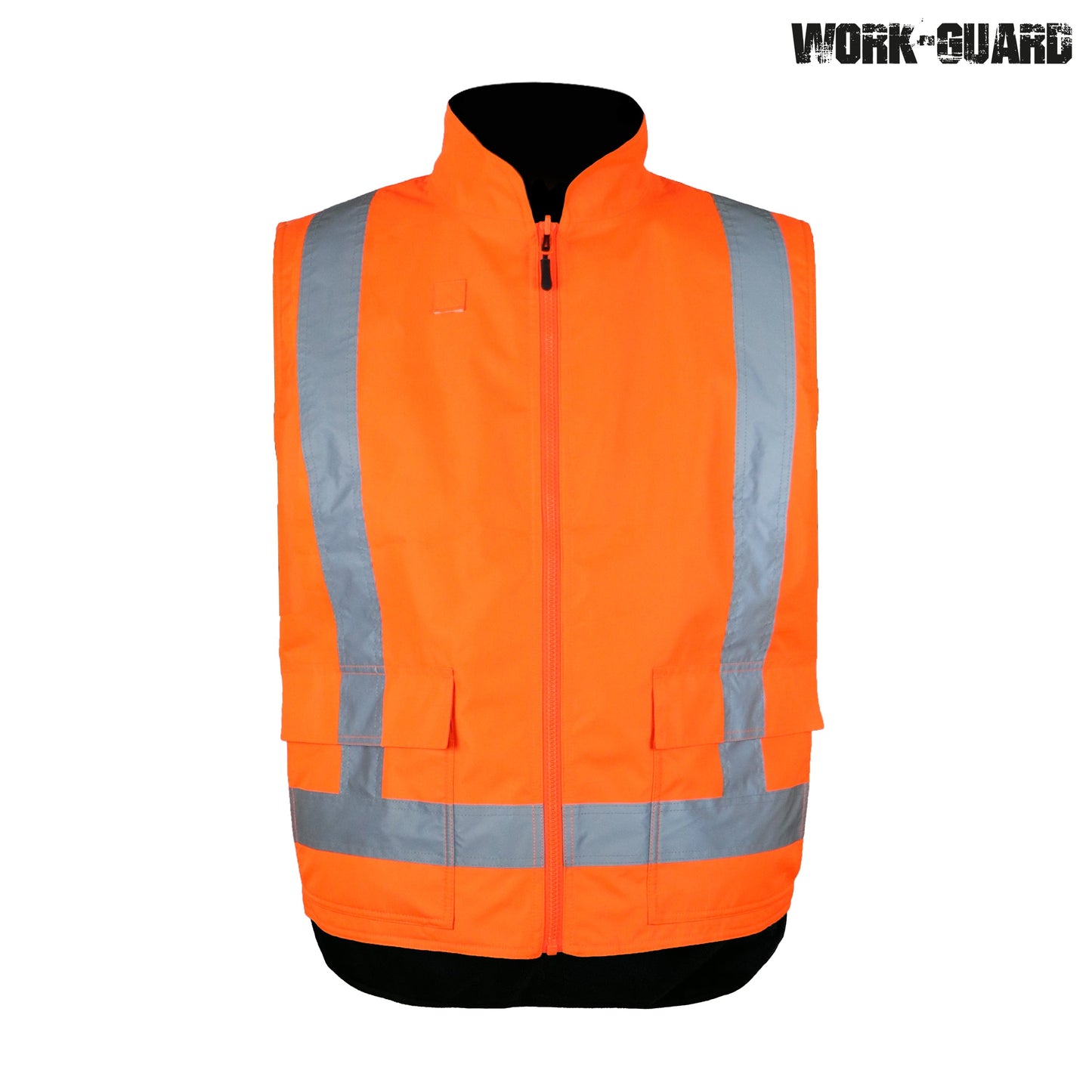 Workguard Reversible Fleece Lined Safety Vest Day/Night