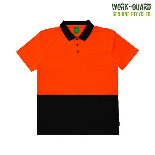 Workguard Recycled Hi Vis SS Polo