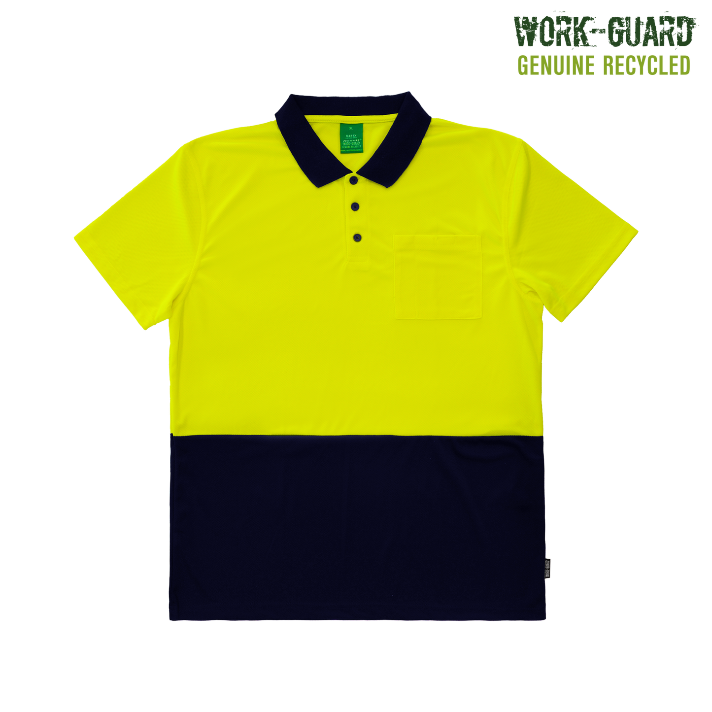 Workguard Recycled Hi Vis SS Polo