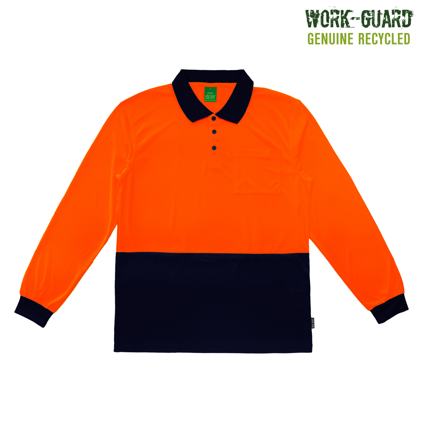 Workguard Recycled Hi Vis LS Polo