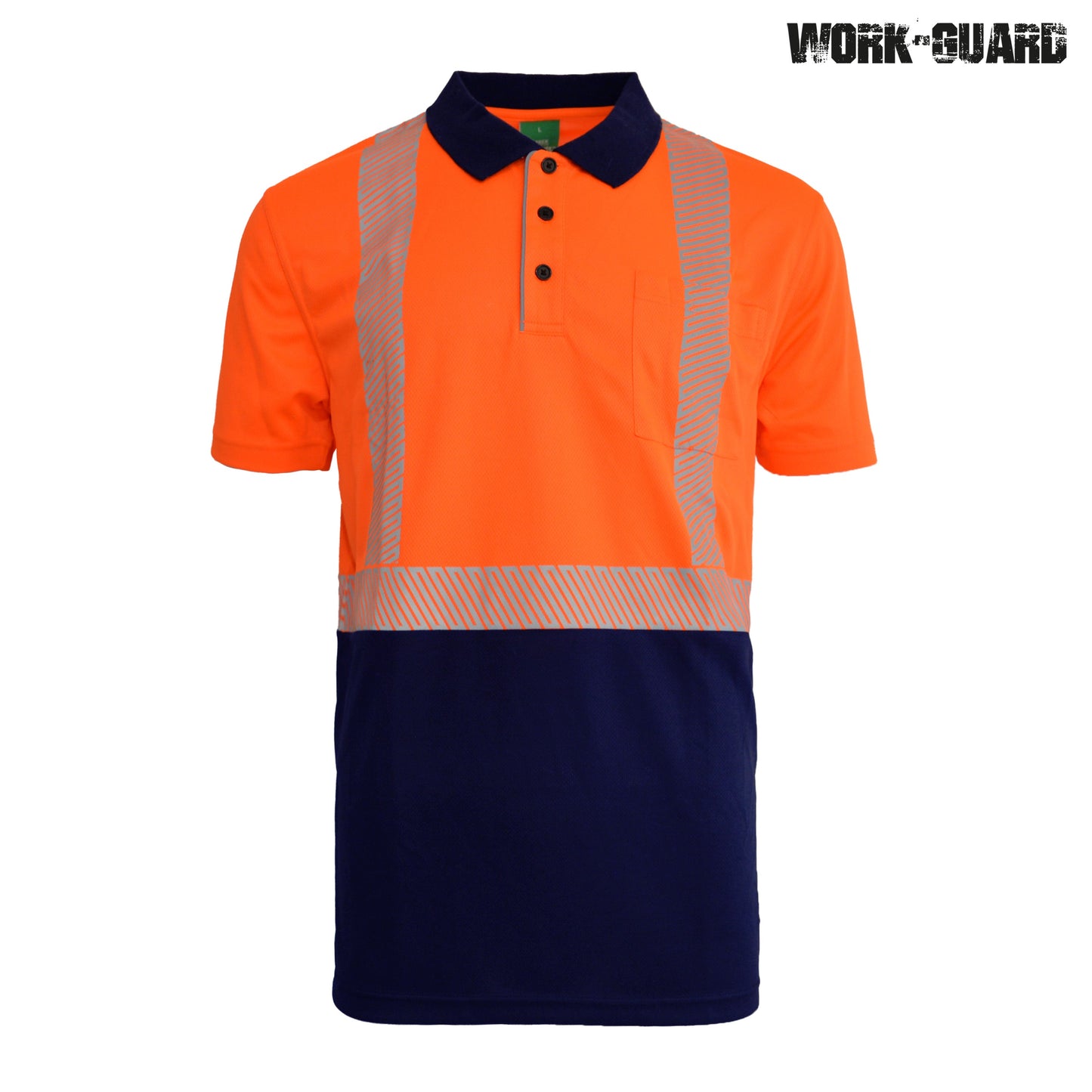 Workguard Recycled Hi Vis SS D/N Polo
