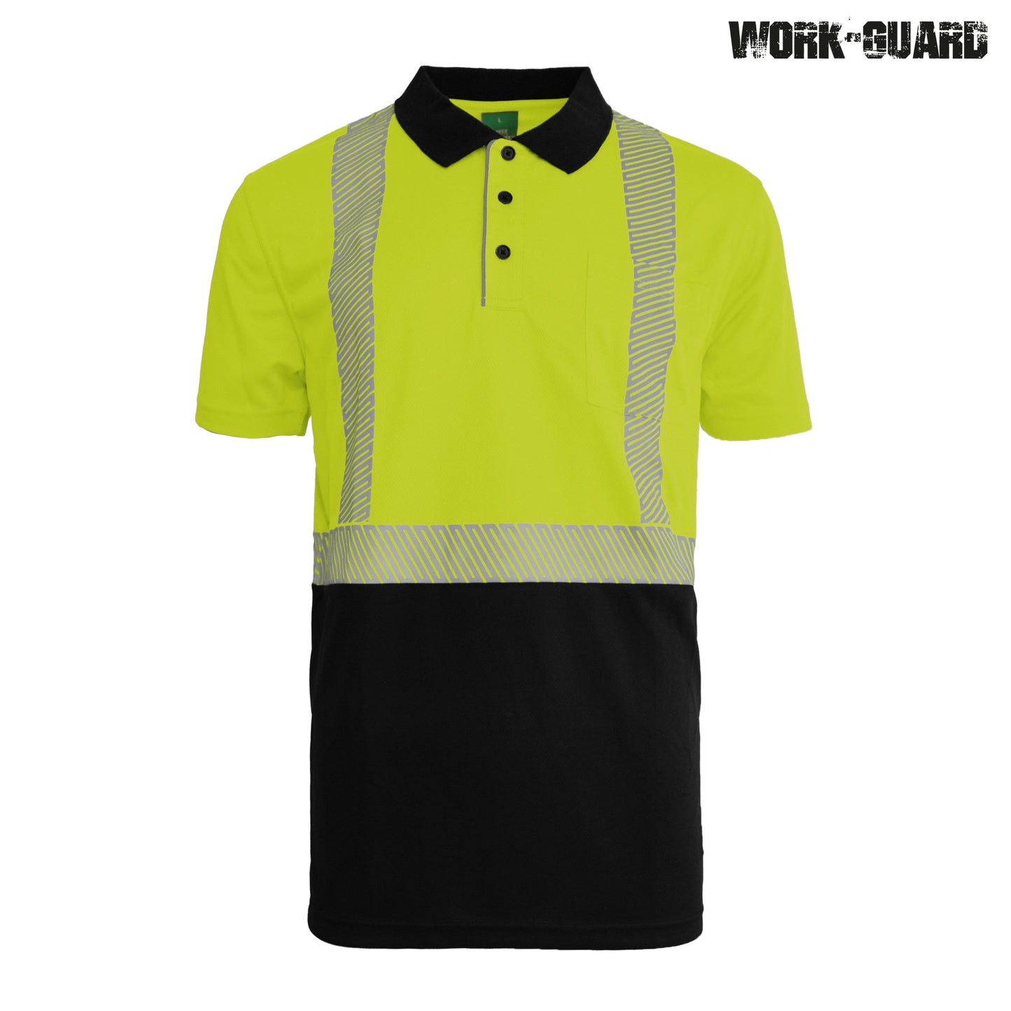 Workguard Recycled Hi Vis SS D/N Polo