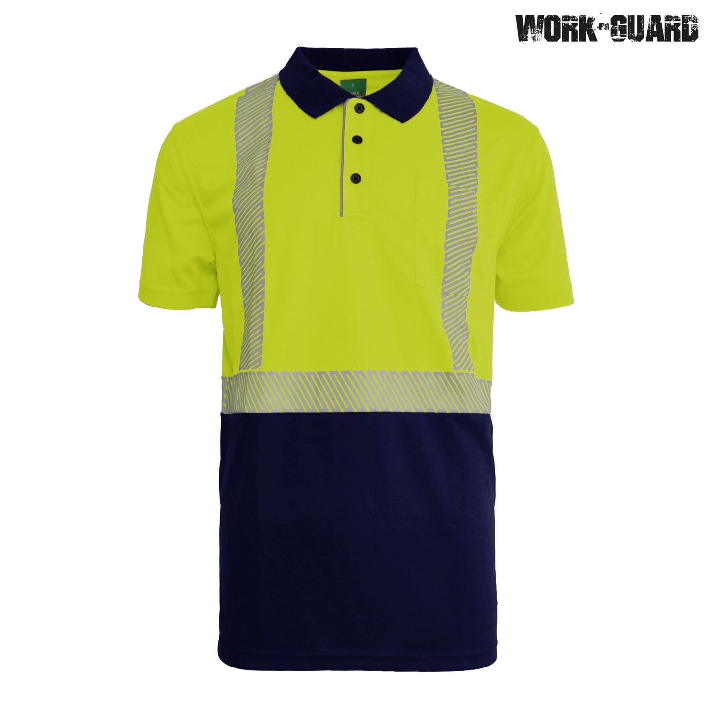 Workguard Recycled Hi Vis SS D/N Polo