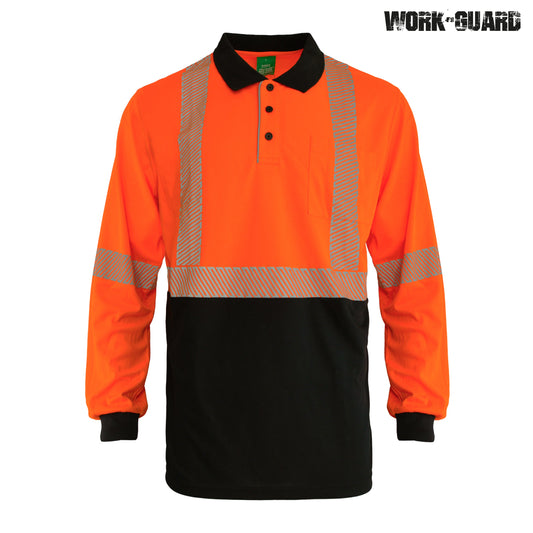 Workguard Recycled Hi Vis LS D/N Polo